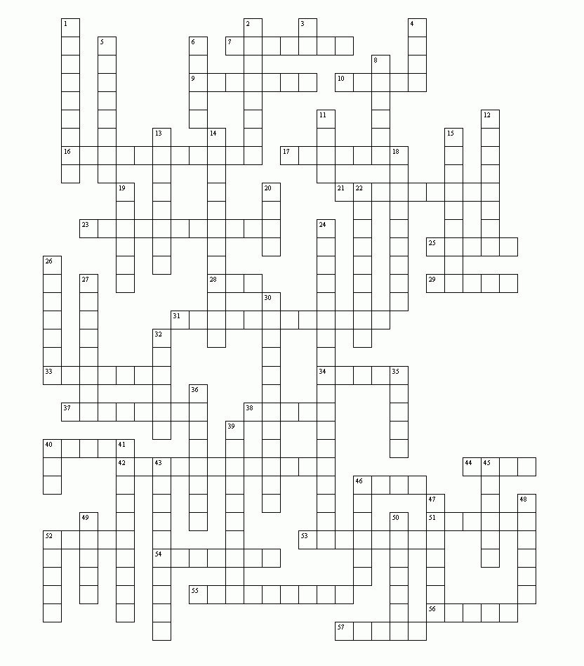 mirroreyes printable crosswords - printable